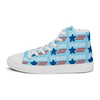 CARAUANA Hip Hop canvas shoes sky blue USA