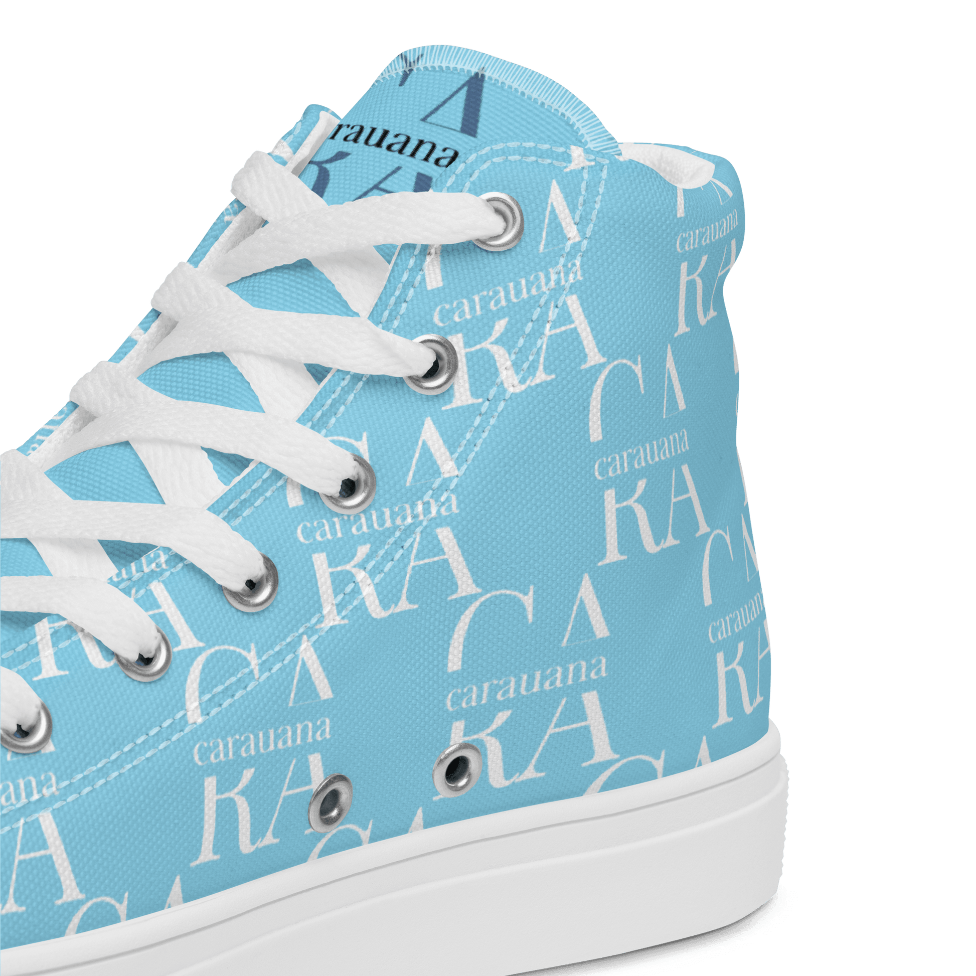 CARAUANA Hip Hop canvas shoes sky blue Branded