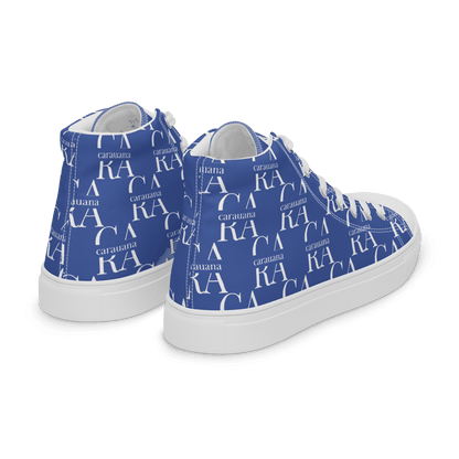 CARAUANA Hip Hop canvas shoes Blue Branded