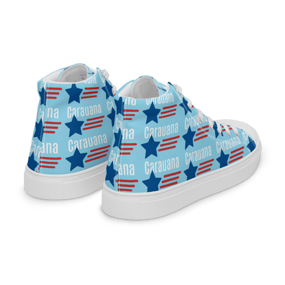 CARAUANA Hip Hop canvas shoes sky blue USA